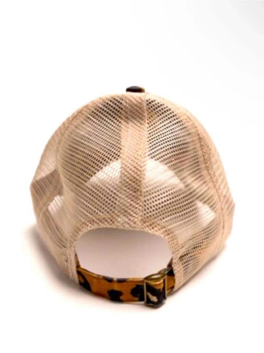 Women's Sunflower and Leopard print hat NWT